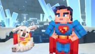 The Minecraft Superman add-on adds iconic characters and structures from the universe (Image via Mojang Studios)